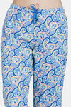 Zivame Tom & Jerry Colour Block Knit Cotton Pyjama Set - Super Sonic — thumbnail 6